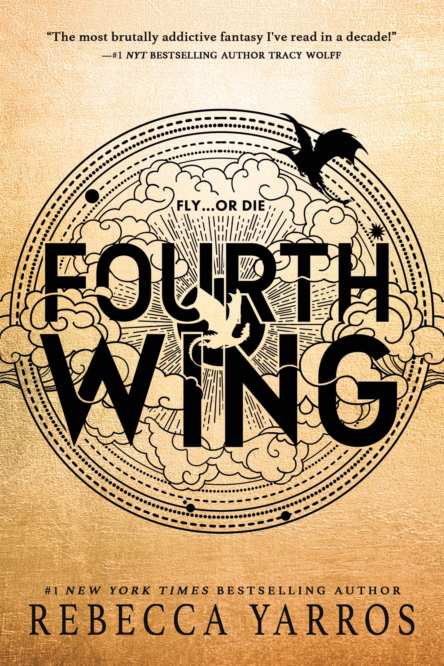 Fourth Wing by Rebecca Yarros book cover