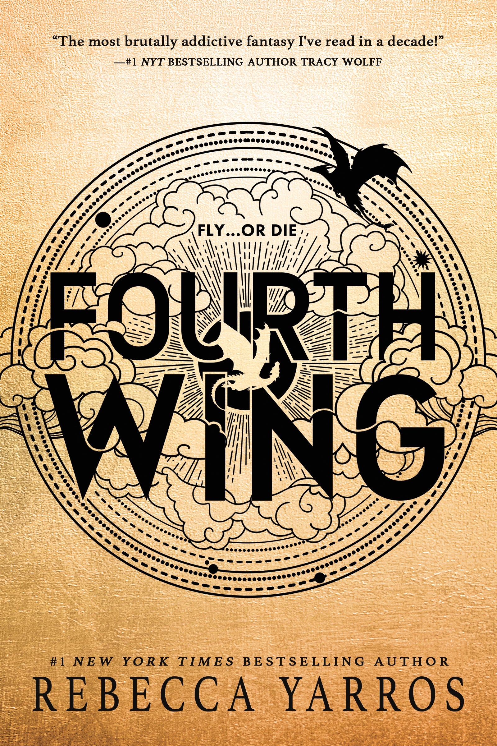 Fourth Wing by Rebecca Yarros book cover