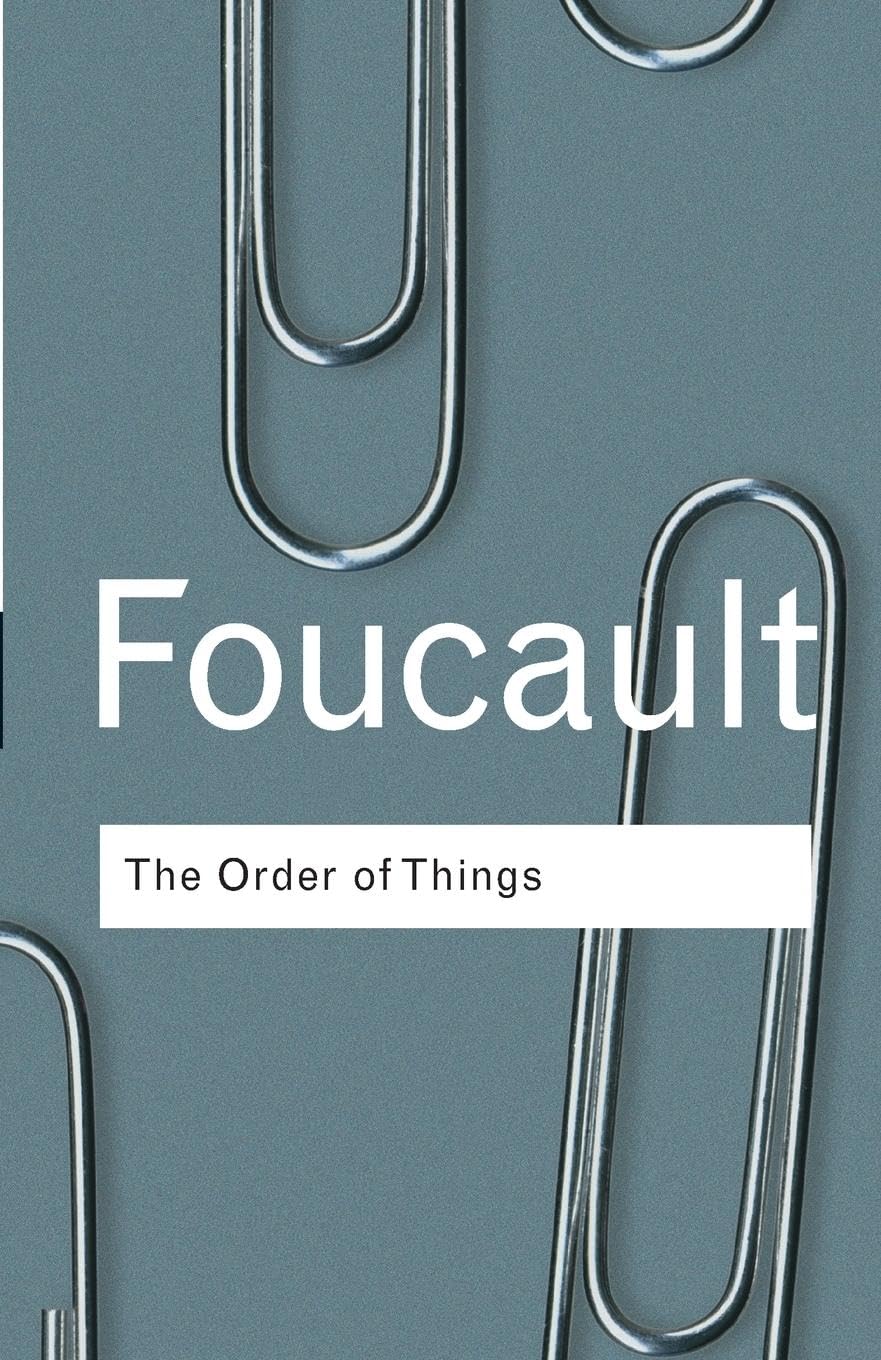 The Order of Things book human sciences archaeology cover