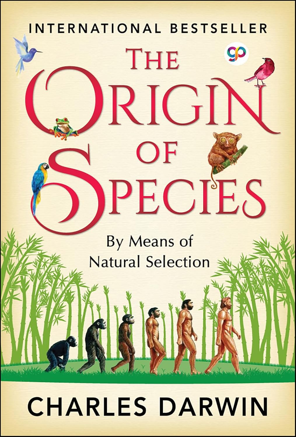 The Origin Of Species by Charles Darwin book cover