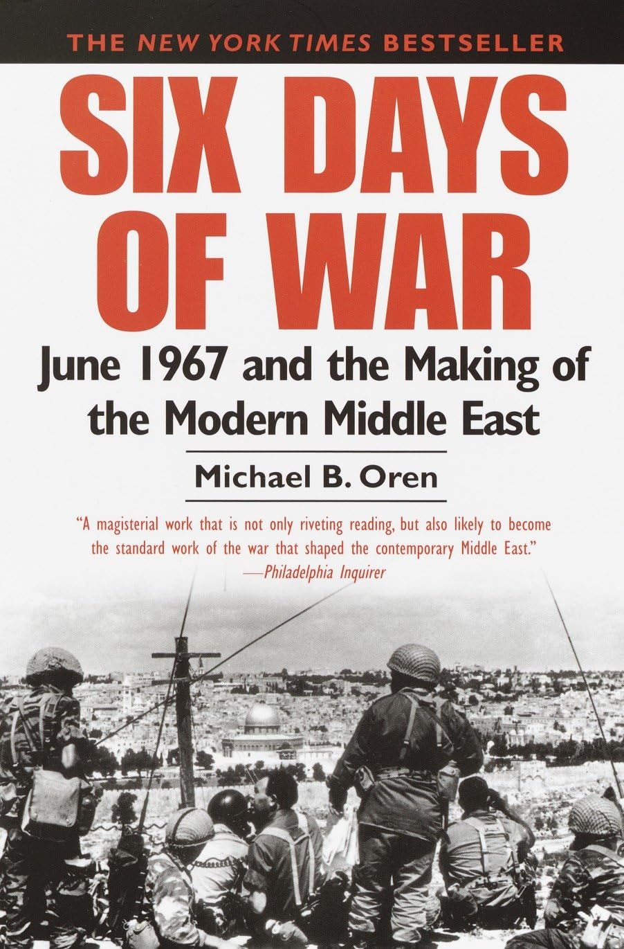 Six Days of War by Michael Oren book cover