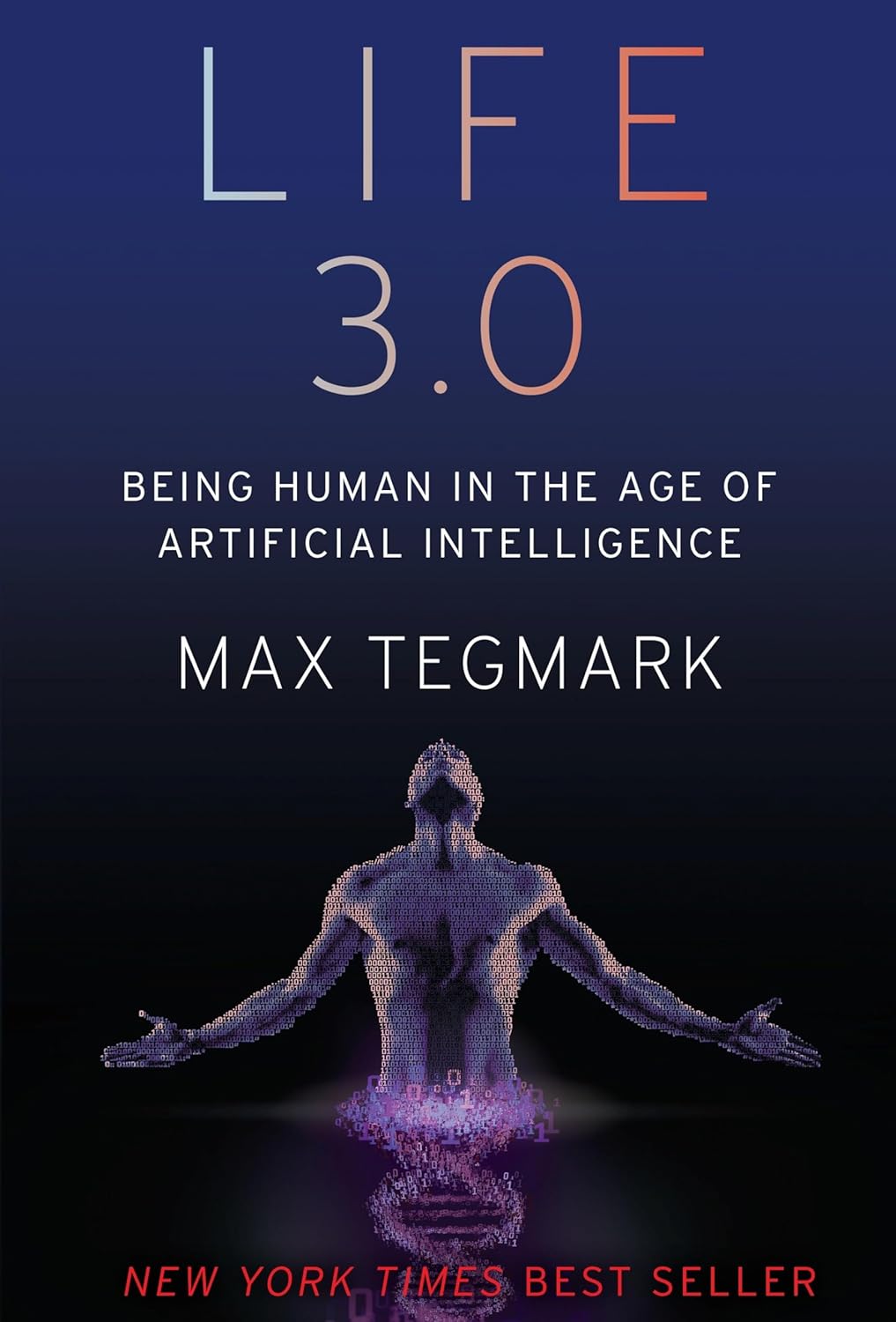 Book cover of 'Life 3.0' by Max Tegmark 