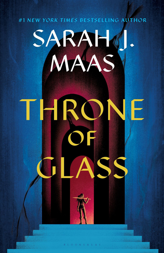 Book cover of 'Throne of Glass' by Sarah J. Maas 