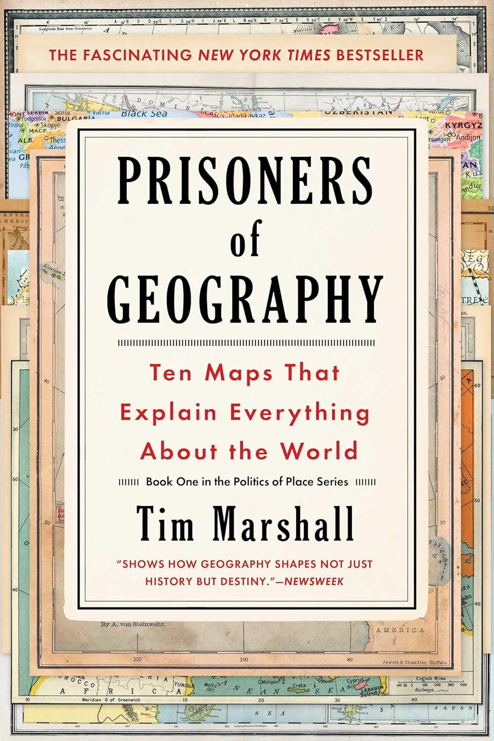 Prisoners of Geography by Tim Marshall book cover
