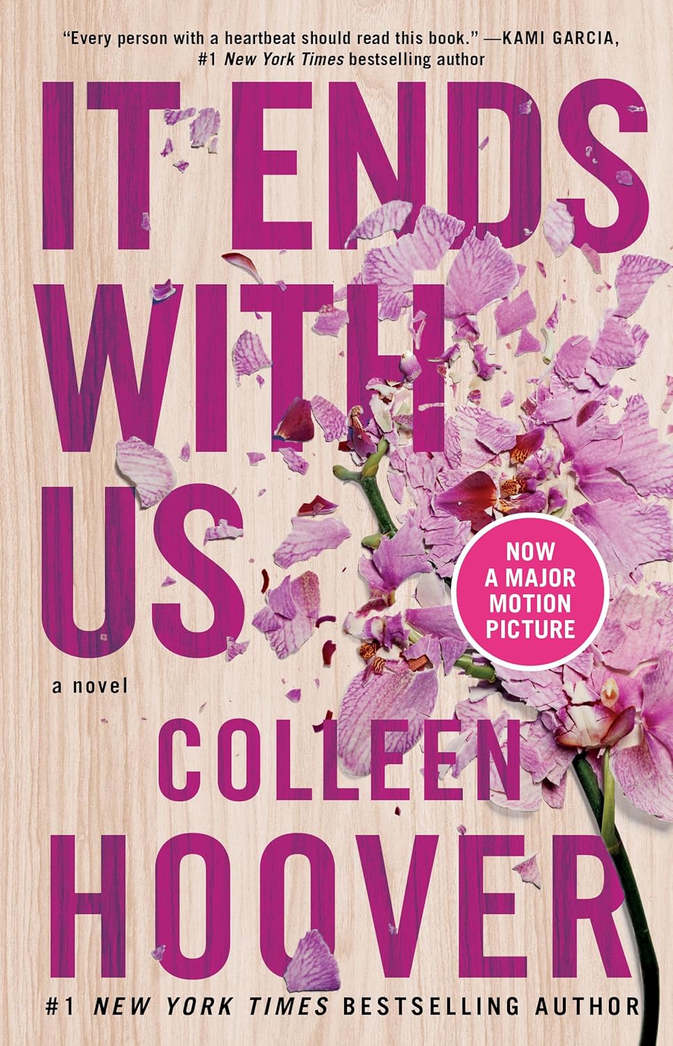 Book cover of 'It Ends with Us' by Colleen Hoover 
