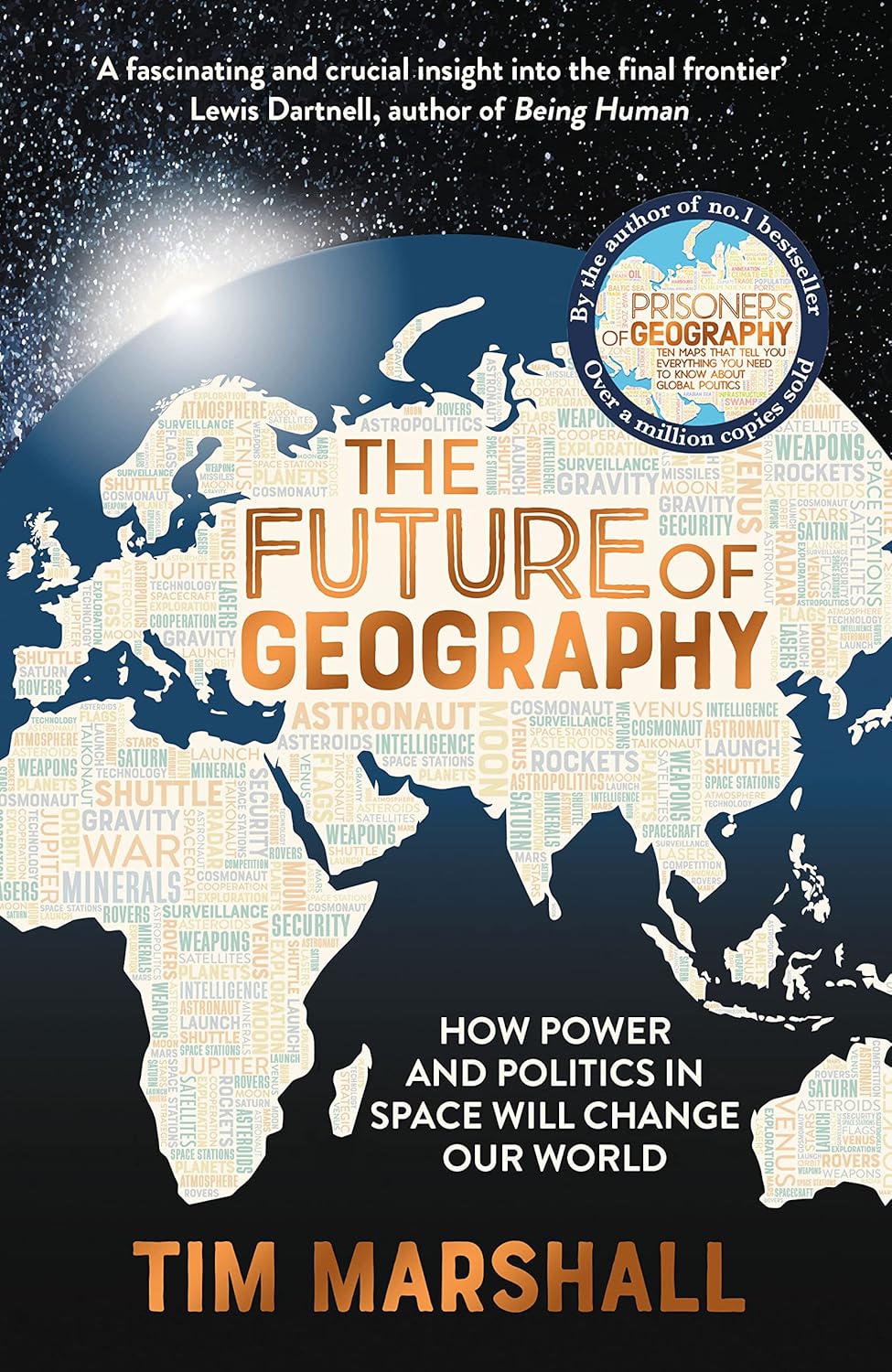 Book cover of 'The Future of Geography' by Tim Marshall