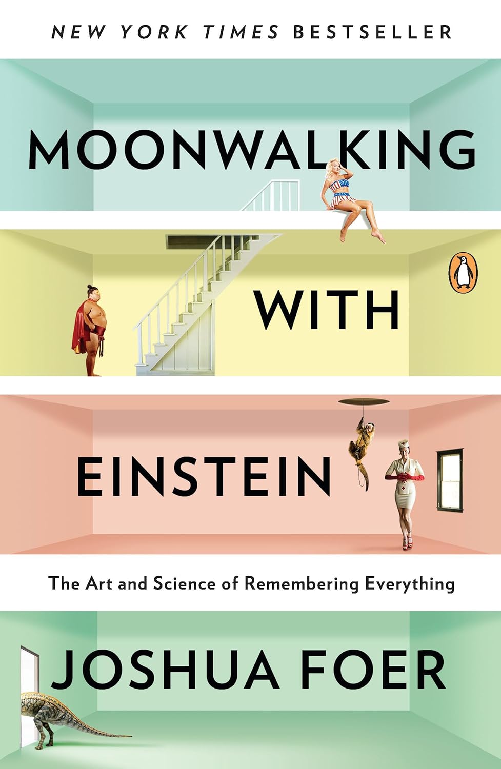 Moonwalking with Einstein by Joshua Foer book cover